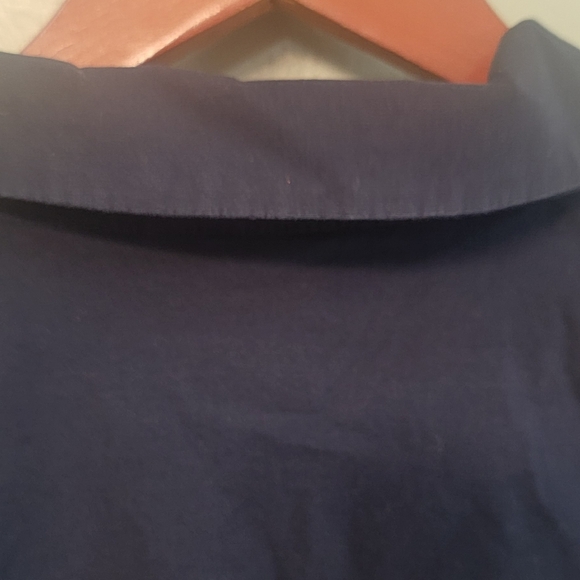 Heyton‎ Womens Blue Shirt Dress Button Front Knee Length Preppy Size Medium - Picture 2 of 8